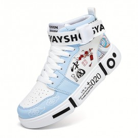 Men's Color Block Ankle-Top Skate Shoes (Ages 12–18)