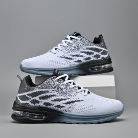 Men's Vegan Lace-Up Sneakers with Air Cushion Technology