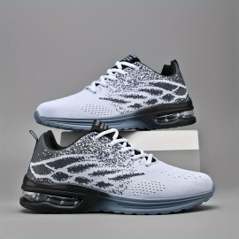 Men's Vegan Lace-Up Sneakers with Air Cushion Technology