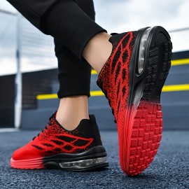 Men's Vegan Lace-Up Sneakers with Air Cushion Technology
