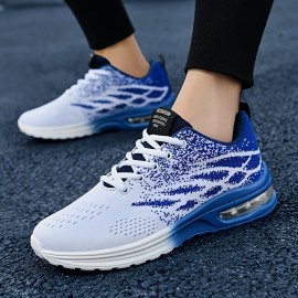 Men's Vegan Lace-Up Sneakers with Air Cushion Technology