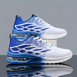 Men's Vegan Lace-Up Sneakers with Air Cushion Technology
