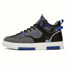 Men's Skate Shoes — PU Upper, Rubber Outsole, REACH & CPSC Certified