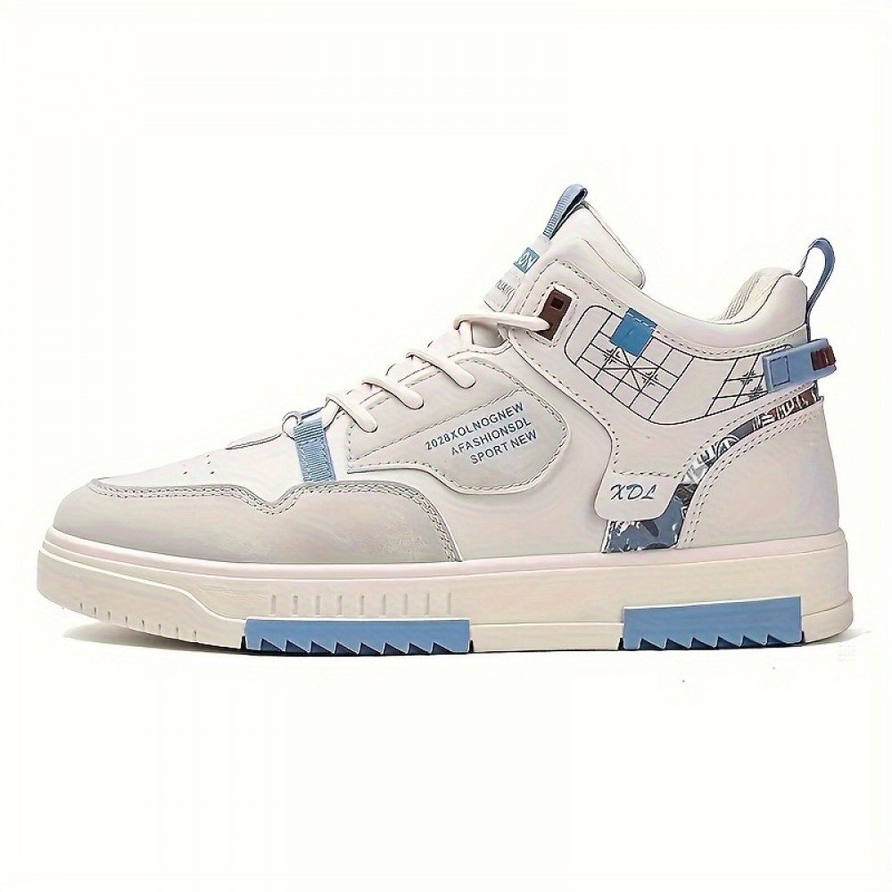 Men's Skate Shoes — PU Upper, Rubber Outsole, REACH & CPSC Certified