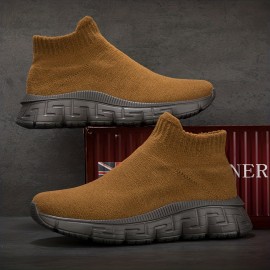 Men's Sock Shoes Slip-on Sneakers | CPSIA & EU REACH Compliant | Adult Athletic Walking Shoes | JLDMNEBA