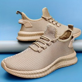Men's Breathable Mesh Lace-up Sneakers (US 4–12.5) | REACH-Compliant Casual Shoes