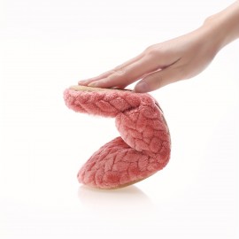 Men's Plush Indoor Slippers — Non-Slip Sole