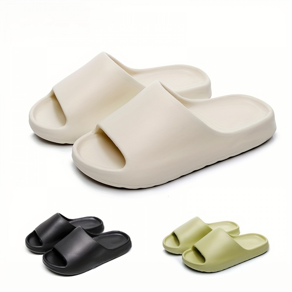 Men's Cloud Slides — Lightweight EVA Slippers with Memory Foam, Arch Support & Non-Slip Sole