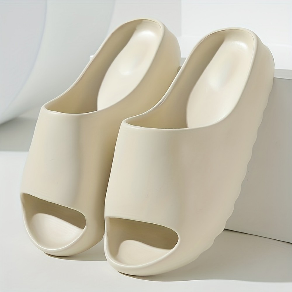 Men's Cloud Slides — Lightweight EVA Slippers with Memory Foam, Arch Support & Non-Slip Sole