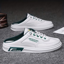 Men's Breathable PU Slip-On Casual Sneakers — Summer Leisure Style