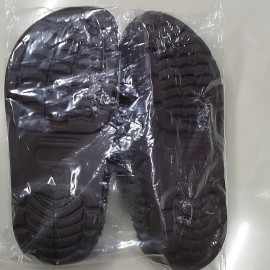 男士毛绒内里EVA家居拖鞋——防滑冬季室内拖