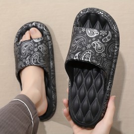 男士卡通EVA拖鞋——防滑厚底平台款