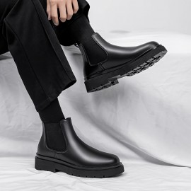 男士防水切尔西靴——一脚蹬及踝靴