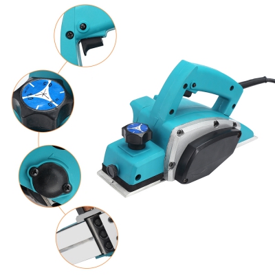 800W Electric Handheld Planer Powerful Woodworking File Tool Set
