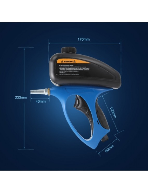 Portable Sandblasting Gun Handheld Pneumatic Sand Blasting Machine with Replaceable Nozzle