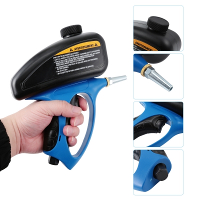 Portable Sandblasting Gun Handheld Pneumatic Sand Blasting Machine with Replaceable Nozzle