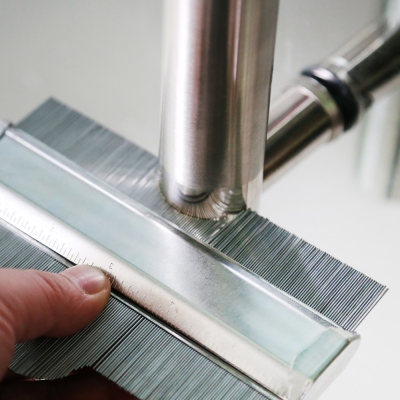 150mm Carbon Steel Profile Contour Gauge Deep Decorating Tiling Laminate Tiles General Tool