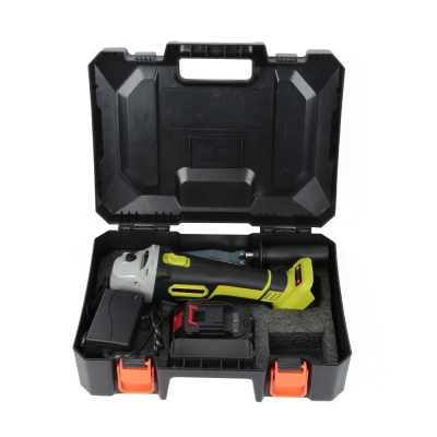 21V Cordless Angle Grinder with Storage Box