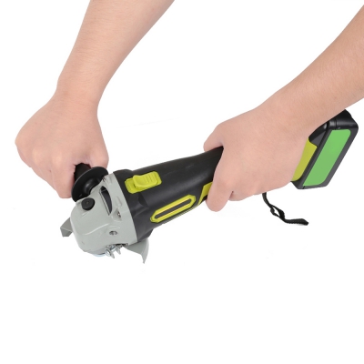 21V Cordless Angle Grinder with Storage Box