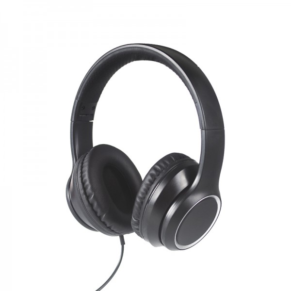 LR-HP-991 Wired Over-Ear Headphones — 40mm Neodymium Drivers, 107dB Sensitivity, Tangle-Free Cable