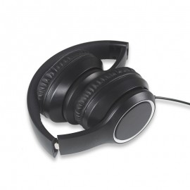LR-HP-991 Wired Over-Ear Headphones — 40mm Neodymium Drivers, 107dB Sensitivity, Tangle-Free Cable