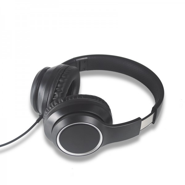 LR-HP-991 Wired Over-Ear Headphones — 40mm Neodymium Drivers, 107dB Sensitivity, Tangle-Free Cable