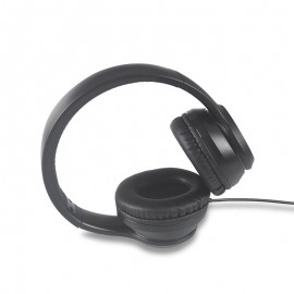 LR-HP-991 Wired Over-Ear Headphones — 40mm Neodymium Drivers, 107dB Sensitivity, Tangle-Free Cable