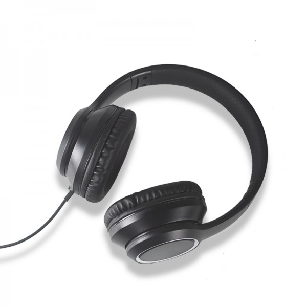 LR-HP-991 Wired Over-Ear Headphones — 40mm Neodymium Drivers, 107dB Sensitivity, Tangle-Free Cable