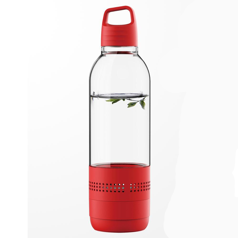 Outdoor Waterproof Water Bottle Speaker - Side View