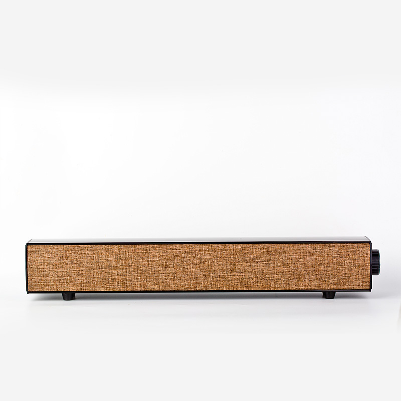 Portable wireless subwoofer and soundbar in Bluetooth pairing mode