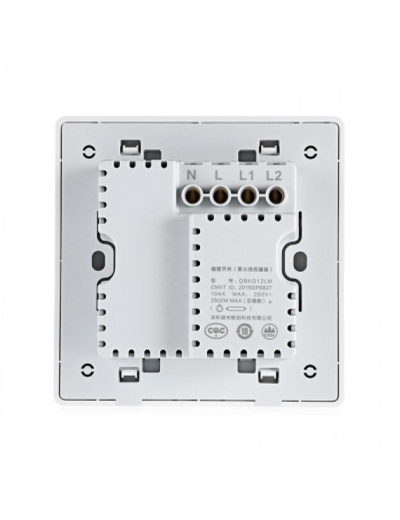 Aqara Smart Light Control Fire Wire and Zero Line Double Key Version