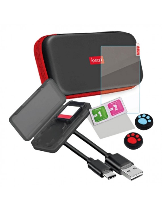 iPEGA PG-SL001 9-in-1 Nintendo Switch Lite Carry Case & Accessory Kit