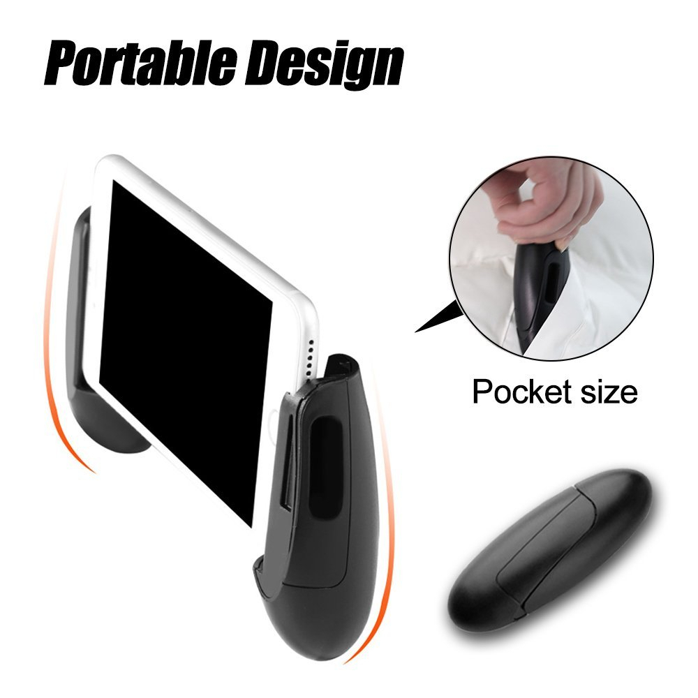 Mobile Game Controller with Trigger Buttons and Joysticks