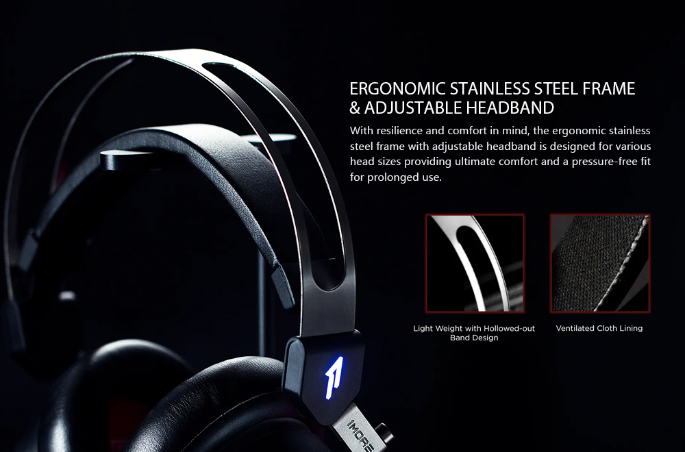 1MORE H1005 Spearhead VR Over-Ear Virtual Reality Gaming Headset – Black