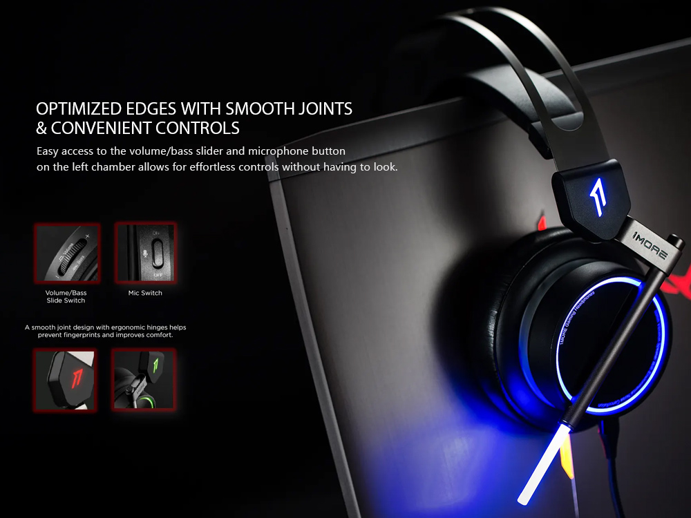 1MORE H1005 Spearhead VR Over-Ear Virtual Reality Gaming Headset – Black