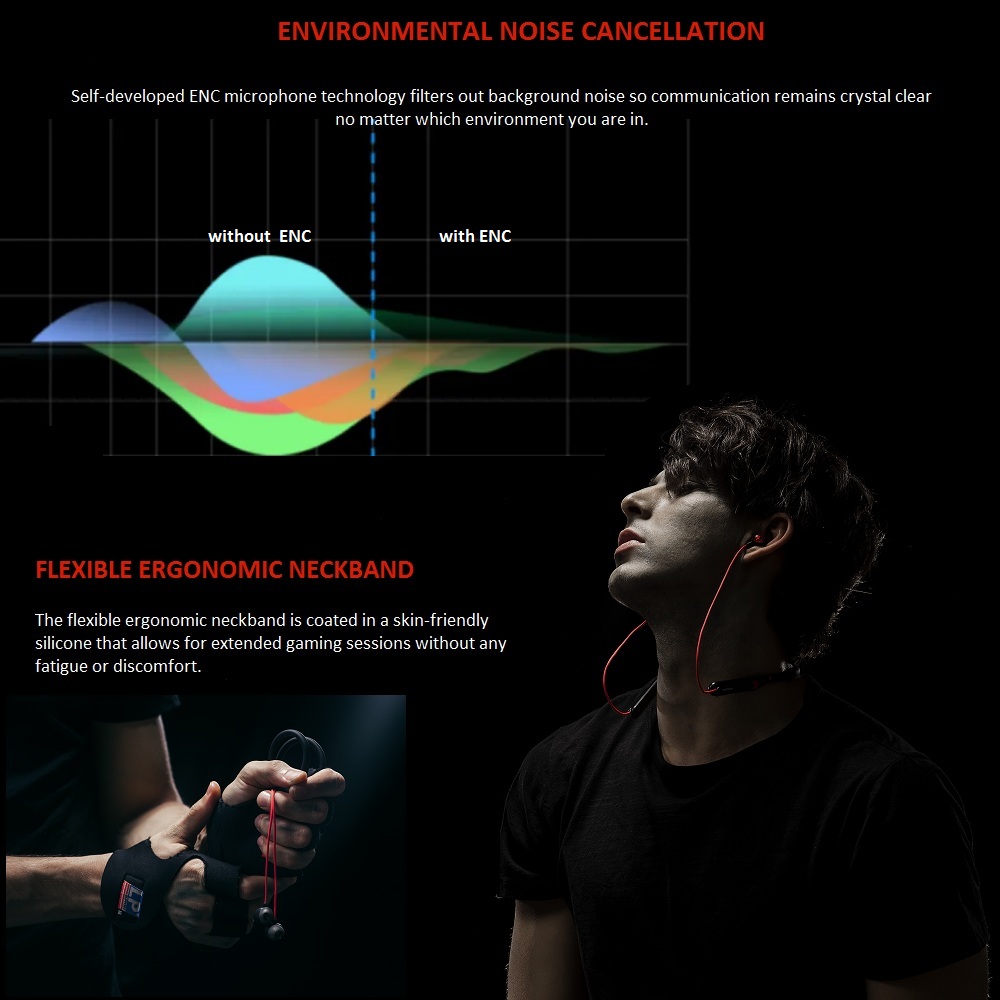 1MORE E1020BT Spearhead VR Bluetooth In-Ear Gaming Headphones (Black) 1MORE E1020BT Spearhead VR Bluetooth In-Ear Gaming Headphones (Black)