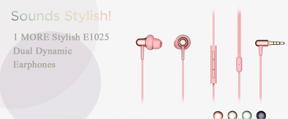1MORE E1025 Pink In-Ear Headphones