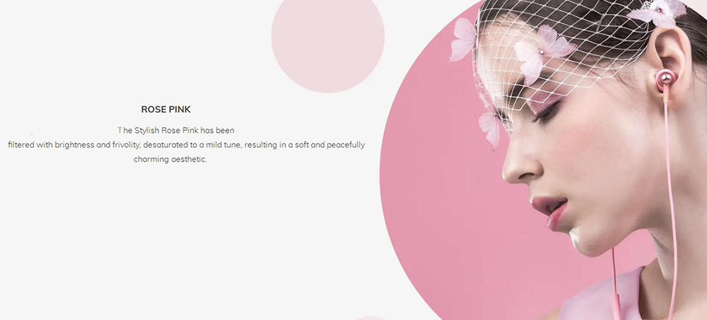 1MORE E1025 Pink In-Ear Headphones