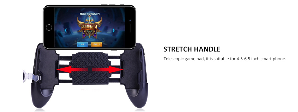 3-in-1 Joystick Grip Game Controller with Phone Mount