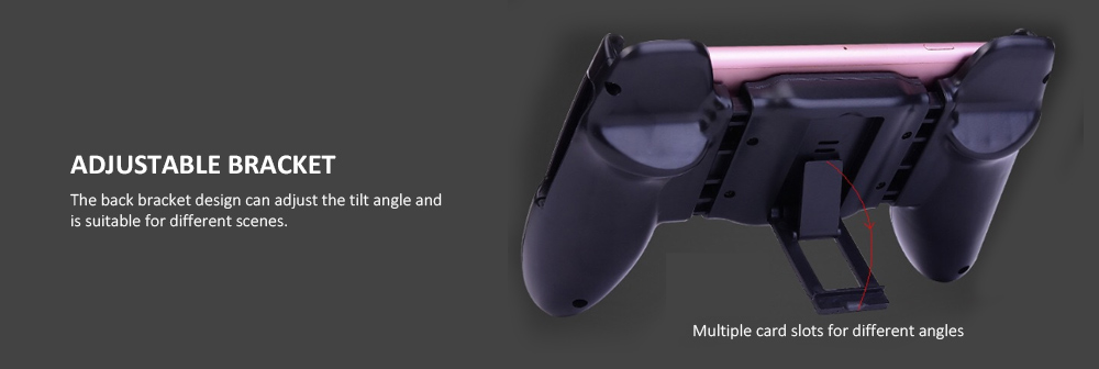 3-in-1 Joystick Grip Game Controller with Phone Mount