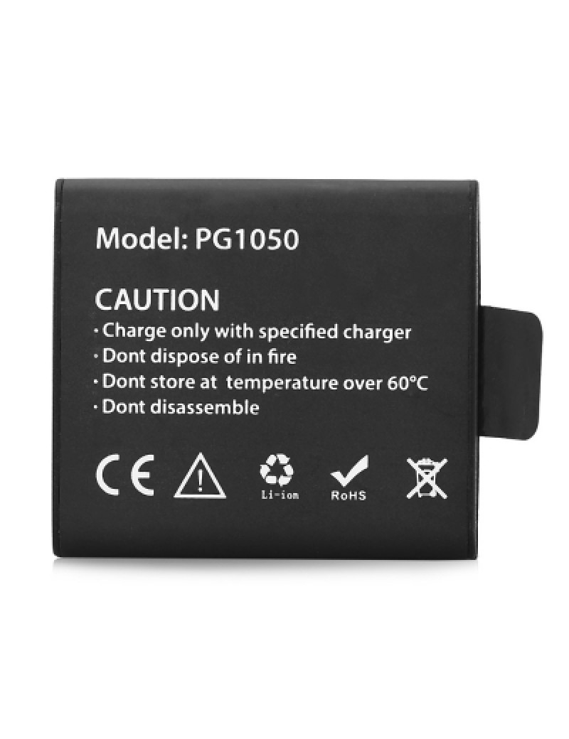 EKEN H2/H3R/H8/H8R/H9/H9R 3.7V 1050mAh Lithium-Ion Battery