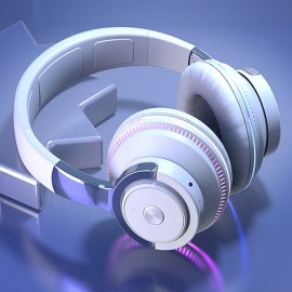 H2 Wireless Bluetooth 5.0 Over-Ear Headphones with Mic & Deep Bass