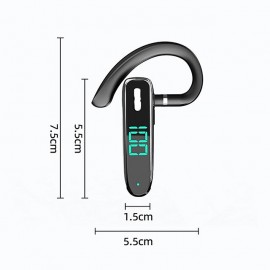 K50 Bluetooth 5.3 Earhook Headphones — ENC Environmental Noise Cancellation, LED Battery Indicator, 10-Hour Playtime