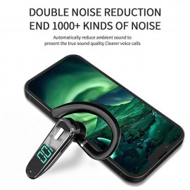 K50 Bluetooth 5.3 Earhook Headphones — ENC Environmental Noise Cancellation, LED Battery Indicator, 10-Hour Playtime