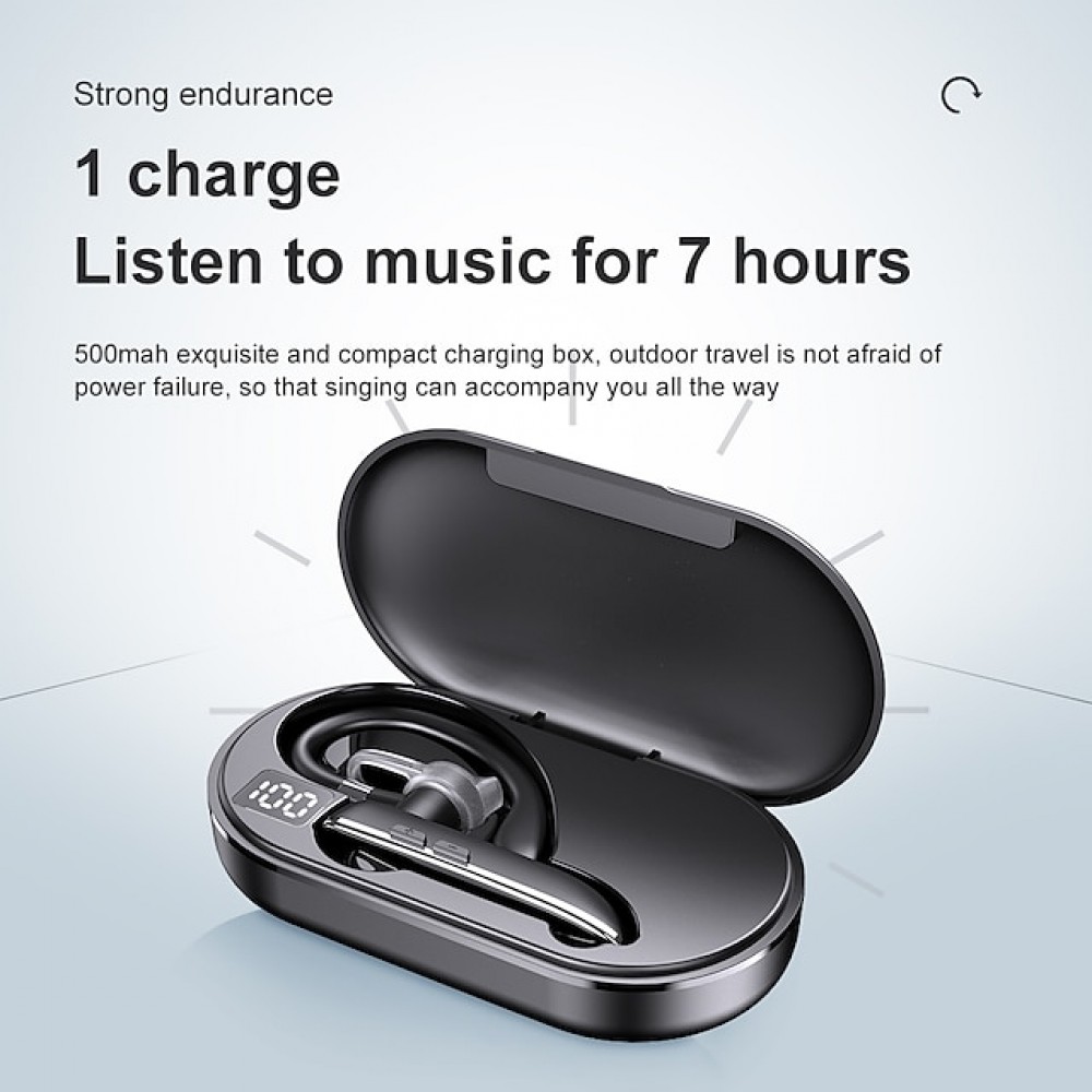 YYK525 True Wireless Stereo (TWS) Earbuds — Bluetooth 5.1, 40-Hour Playtime, IPX4 Water Resistant