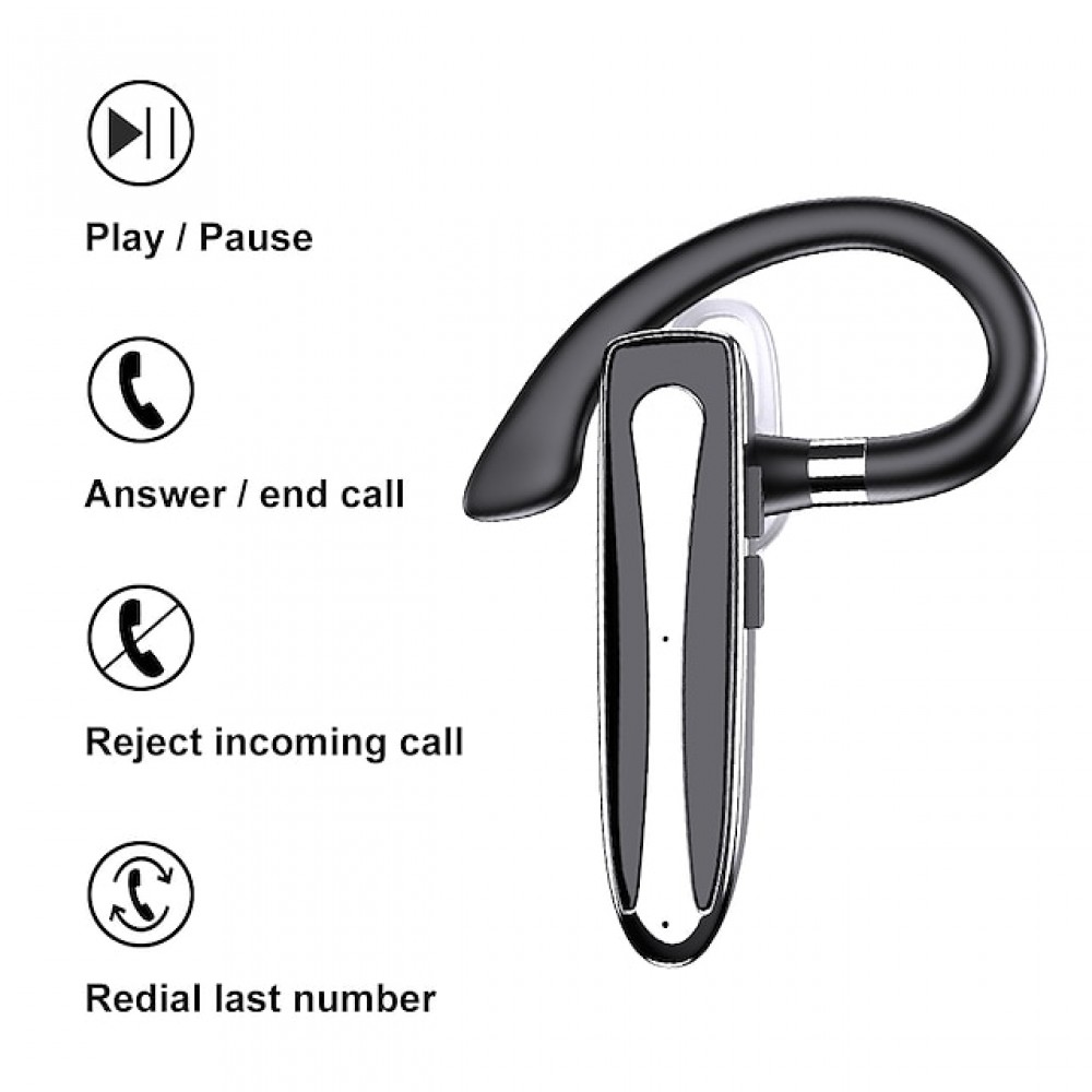 YYK525 True Wireless Stereo (TWS) Earbuds — Bluetooth 5.1, 40-Hour Playtime, IPX4 Water Resistant