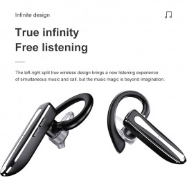 YYK525 True Wireless Stereo (TWS) Earbuds — Bluetooth 5.1, 40-Hour Playtime, IPX4 Water Resistant