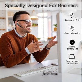 YYK525 True Wireless Stereo (TWS) Earbuds — Bluetooth 5.1, 40-Hour Playtime, IPX4 Water Resistant
