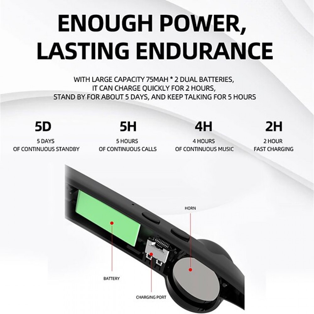 XG-88 Bluetooth Open-Ear Audio Glasses — ANC Active Noise Cancellation, IPX5 Waterproof, Qi Wireless Charging