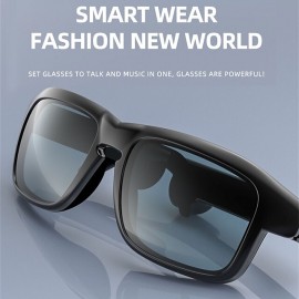 XG-88 Bluetooth Open-Ear Audio Glasses — ANC Active Noise Cancellation, IPX5 Waterproof, Qi Wireless Charging